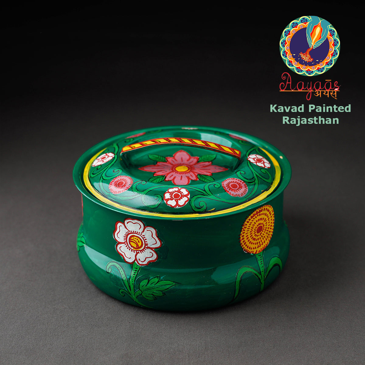  Kavad Handpainted Stainless Steel Casserole 