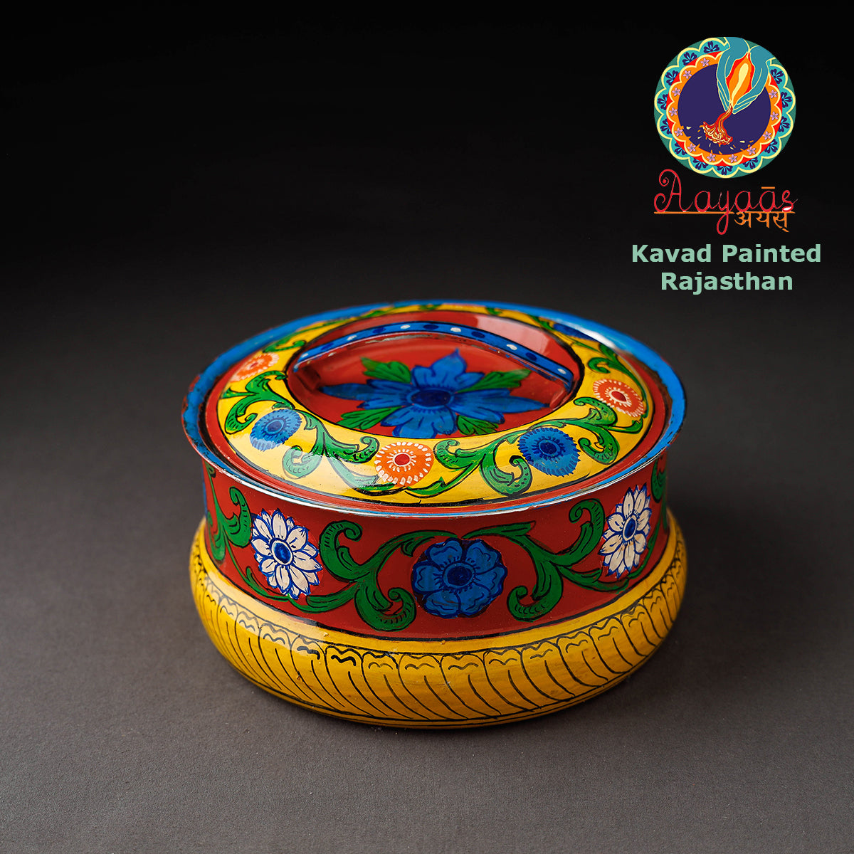  Kavad Handpainted Stainless Steel Casserole 