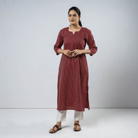 jacquard kurta