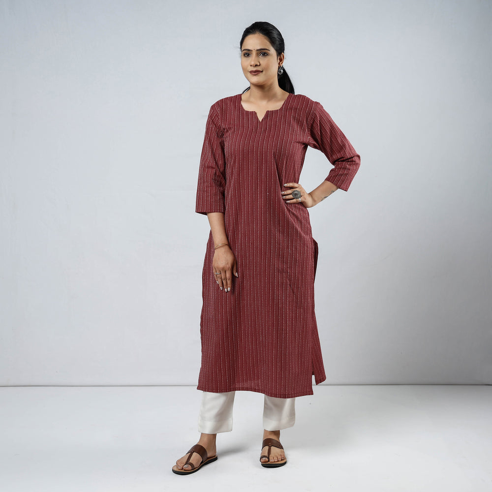 jacquard kurta