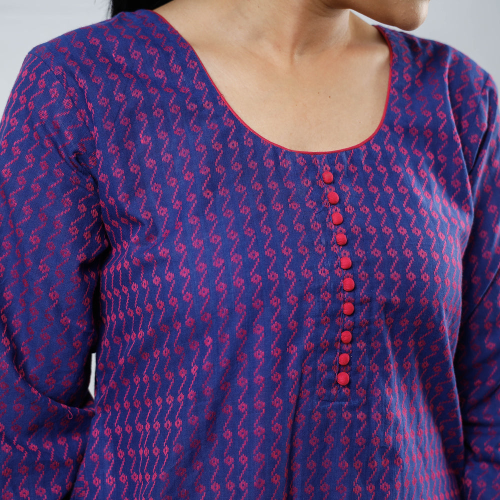 jacquard kurta