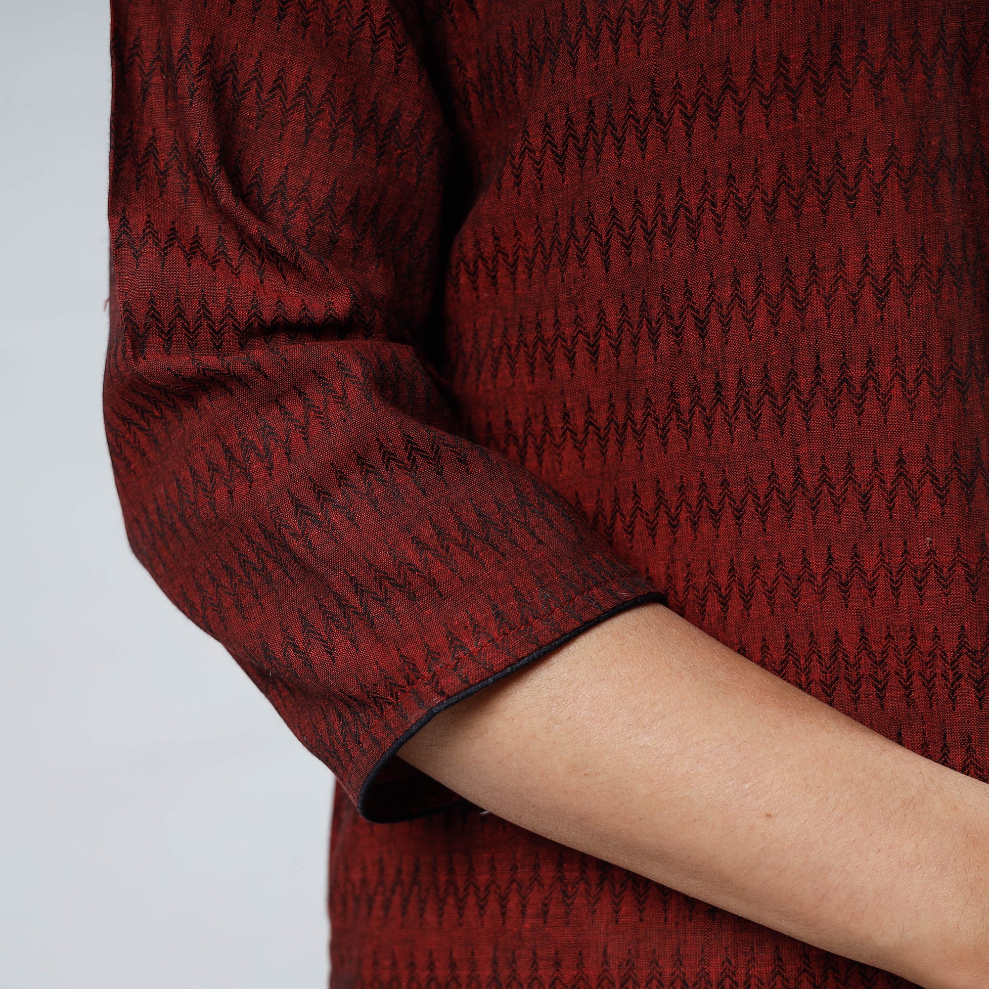 Buy Cotton Straight Jacquard Kurta for Women