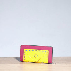 Yellow Handcrafted Kutch Leather Wallet