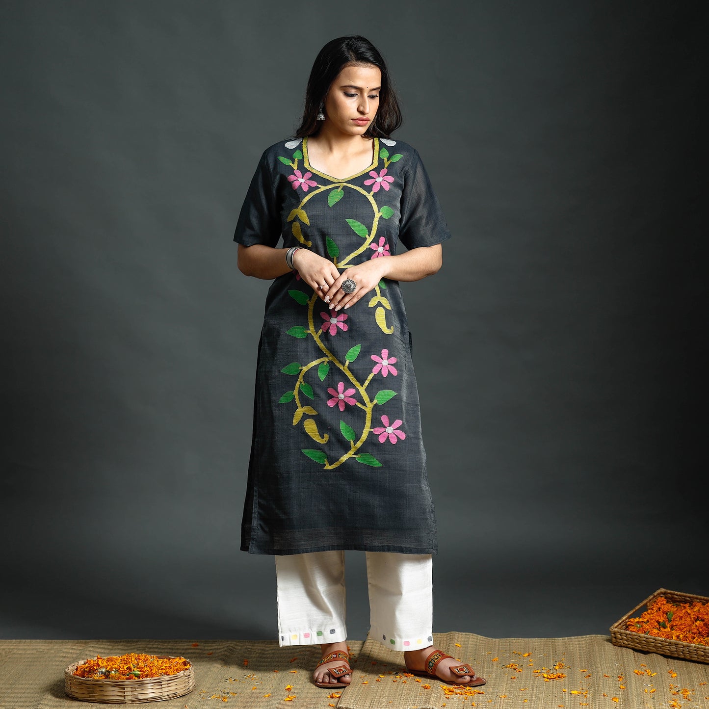 Jamdani Kurta Set