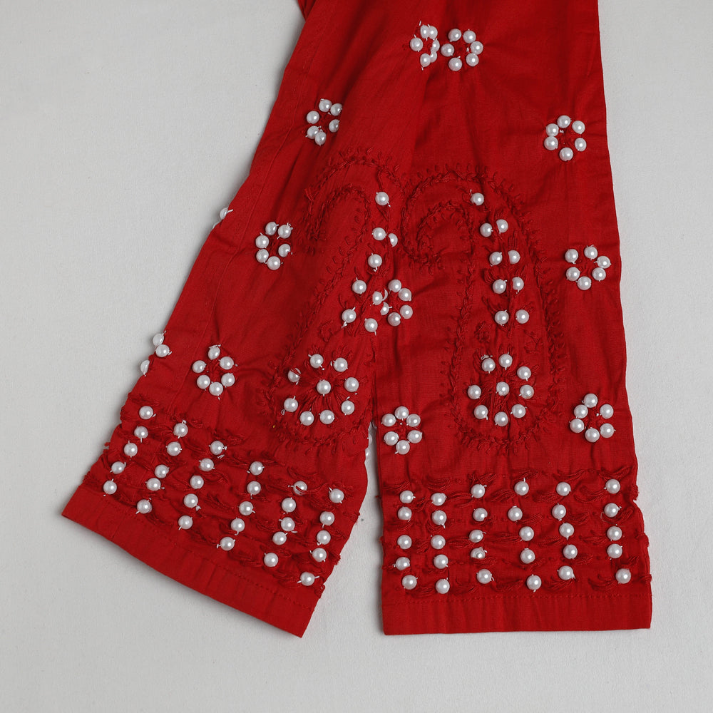 chikankari pant