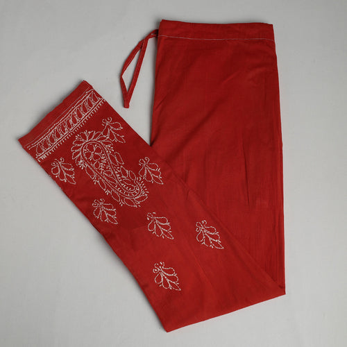 chikankari pant