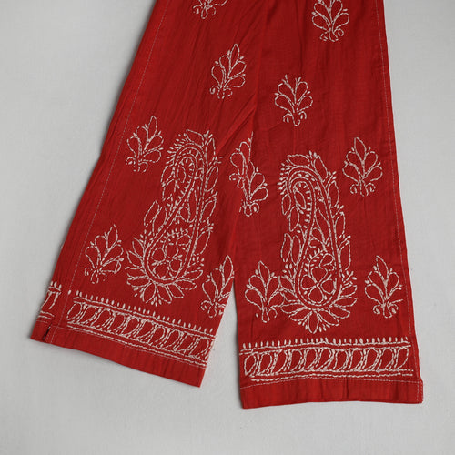 chikankari pant