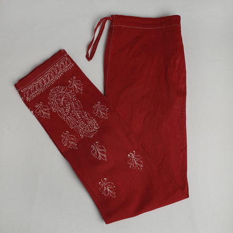 chikankari pant