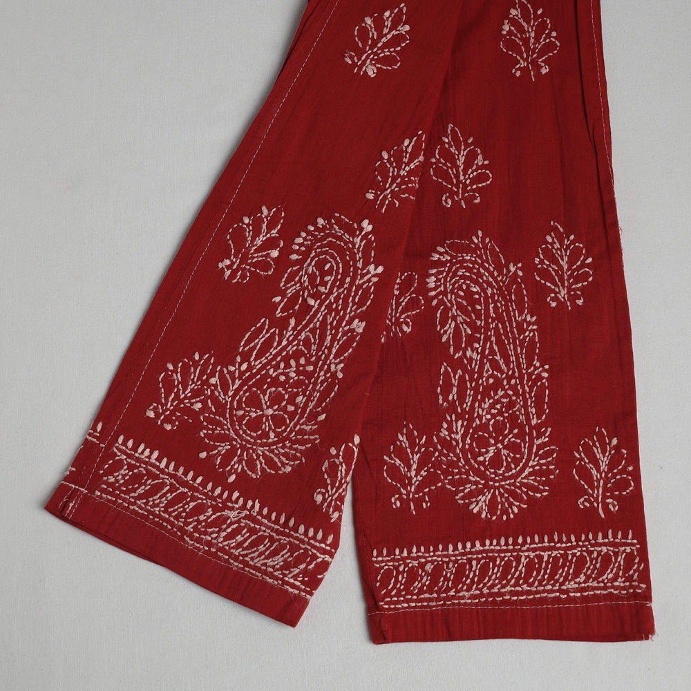 chikankari pant