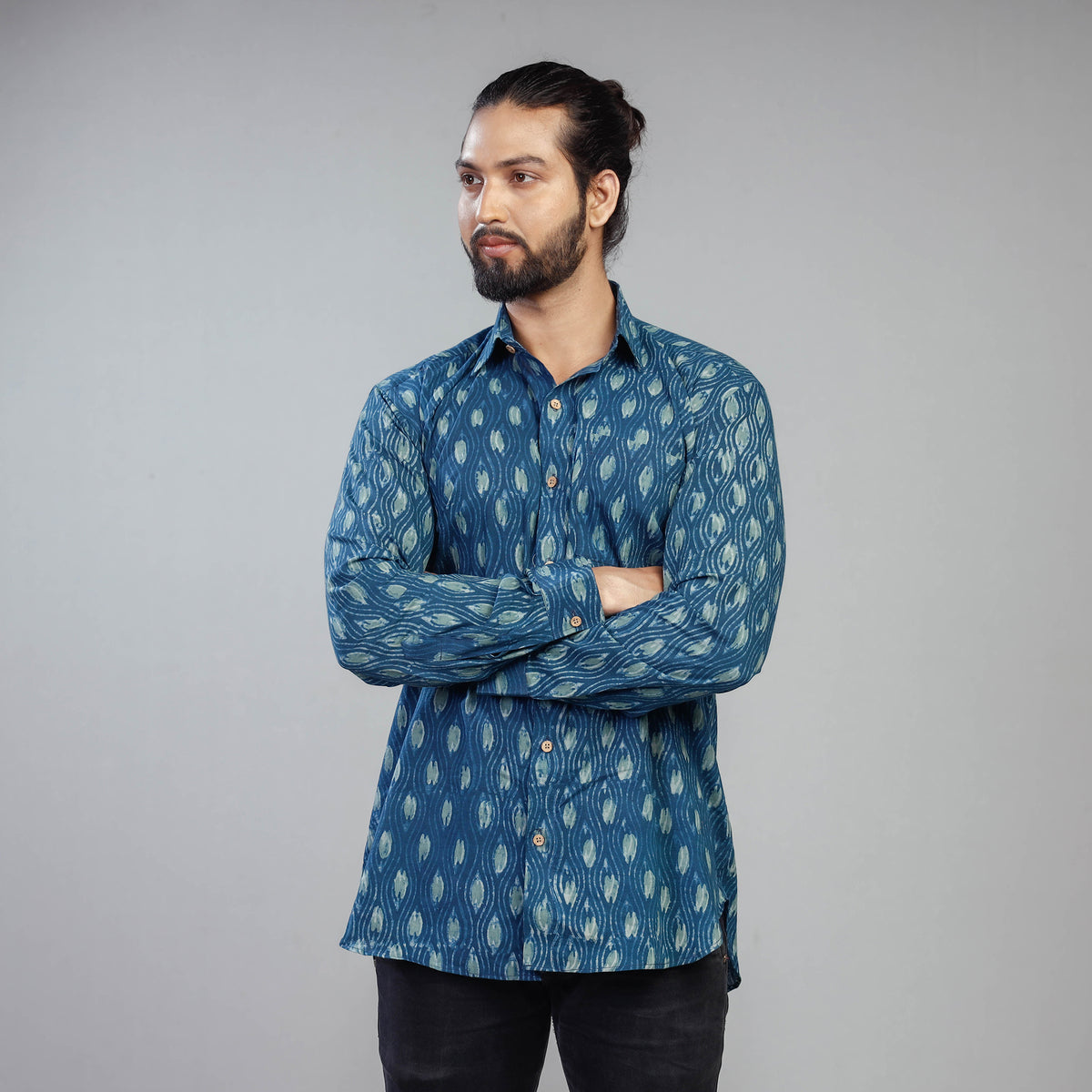 Block Printed men shirt
