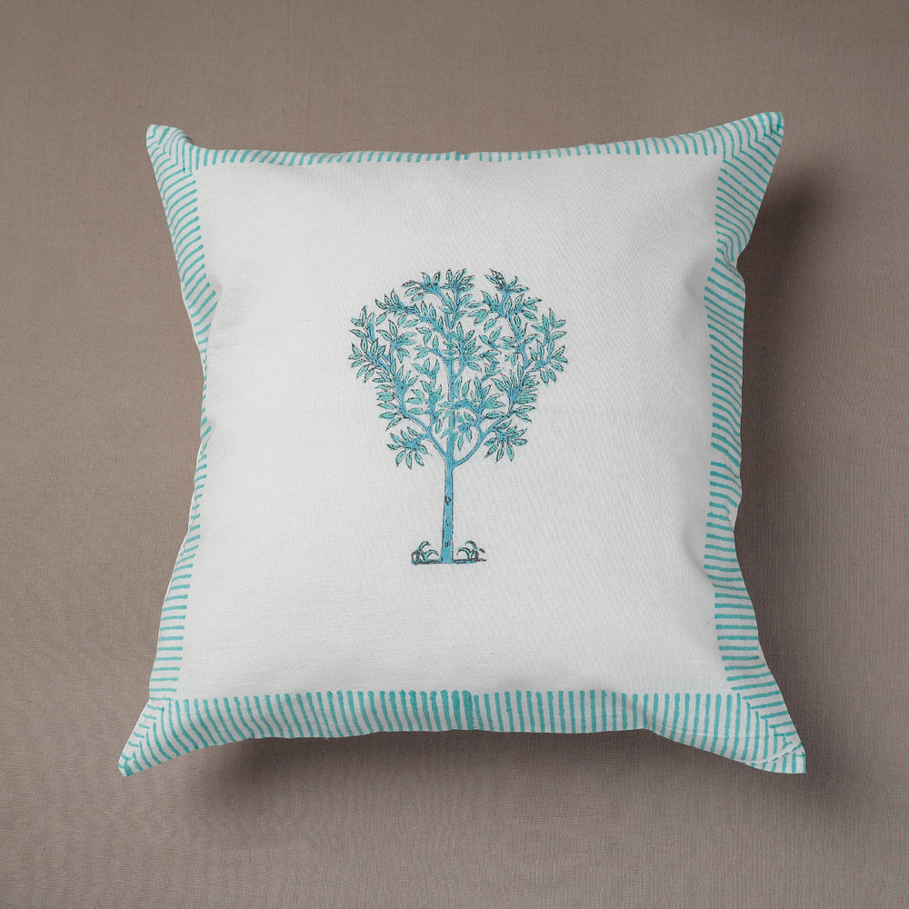 Block Printed Cushion Cover 