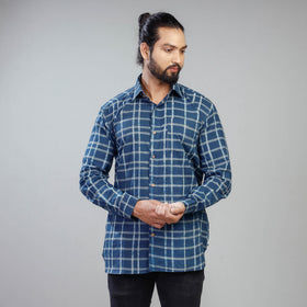 Buy Akola Block Printing Cotton Men Full Sleeve Shirt Online at iTokri.com