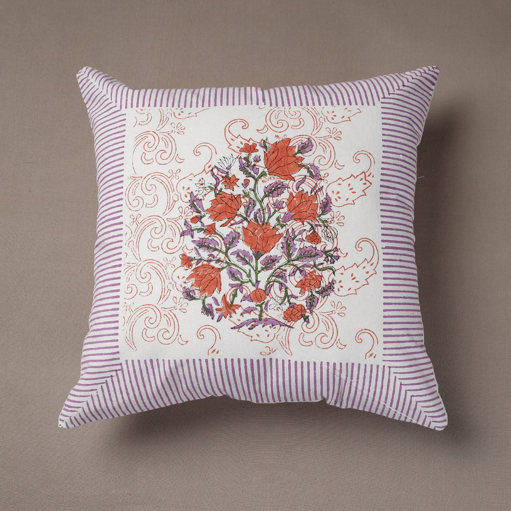 Block Printed Cushion Cover 