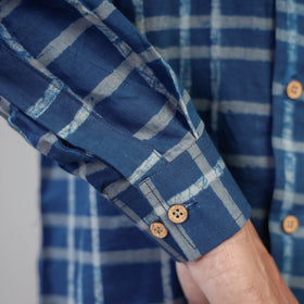 Buy Akola Block Printing Cotton Men Full Sleeve Shirt Online at iTokri.com