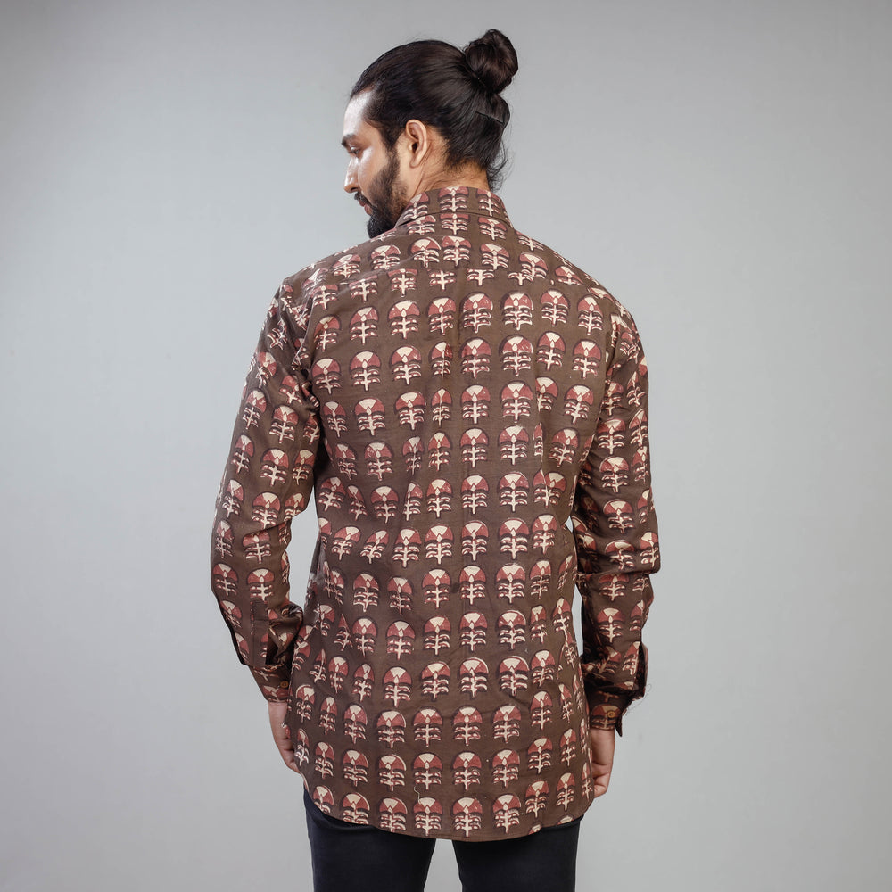 Block Printed men shirt
