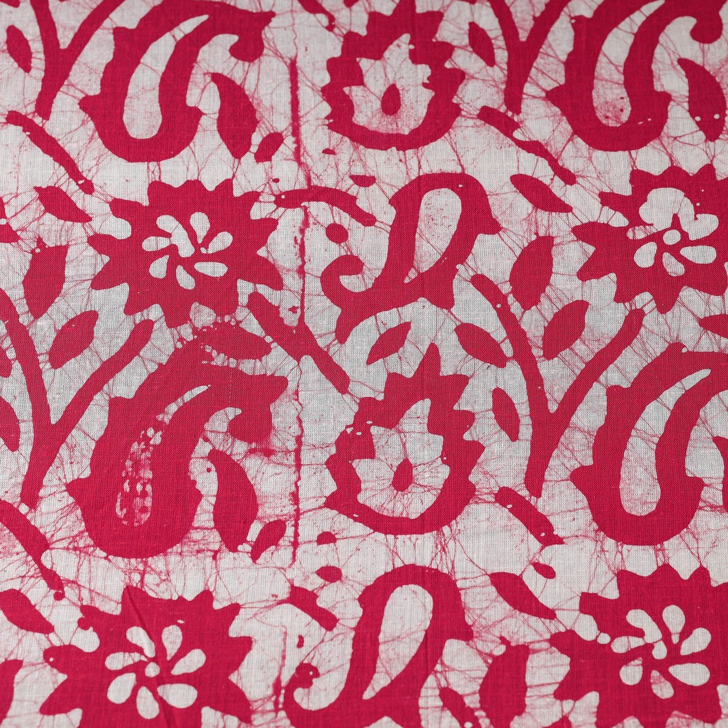 Pink - Hand Batik Printed Cotton Fabric