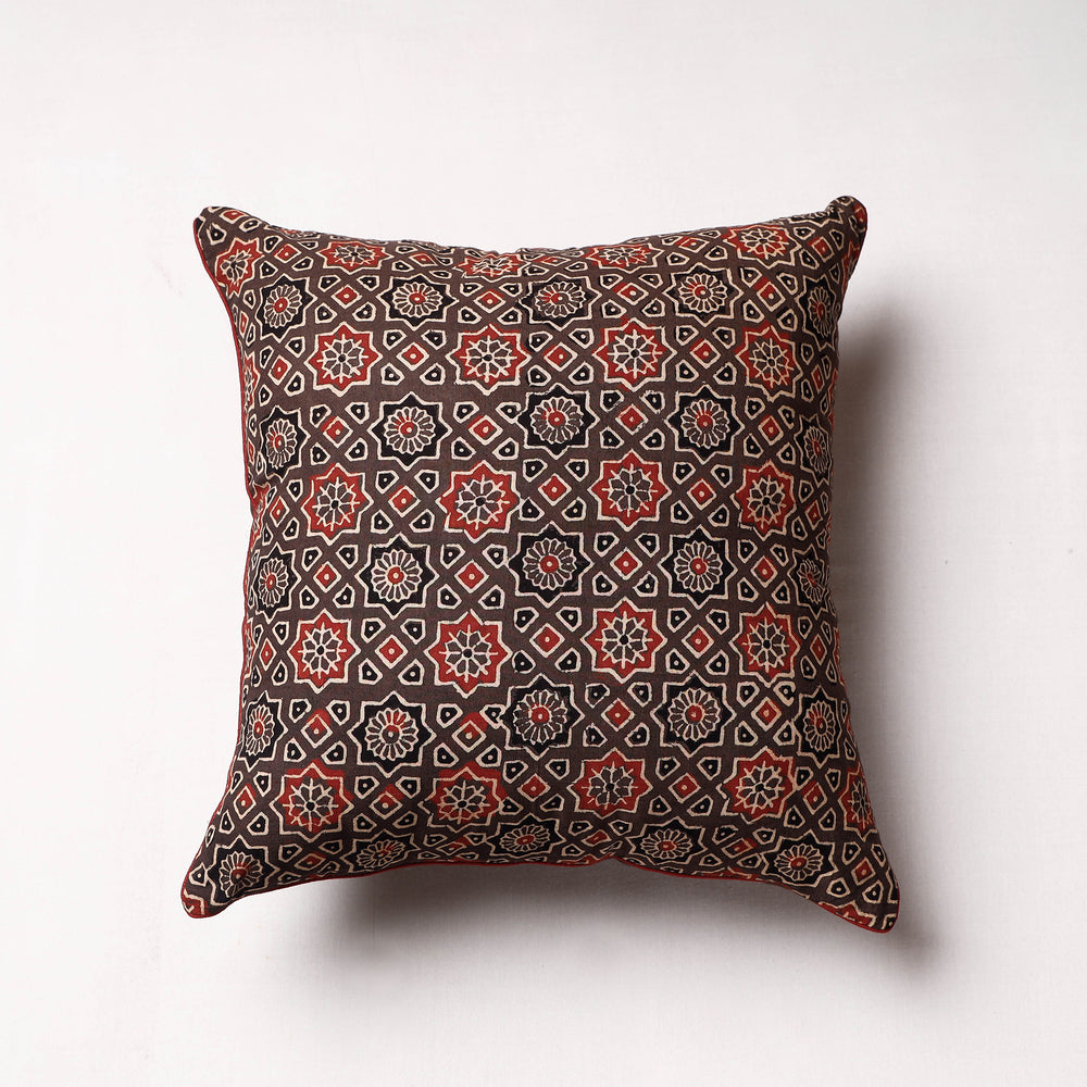 ajrakh cushion cover