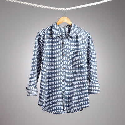 Block Printed Men Shirt