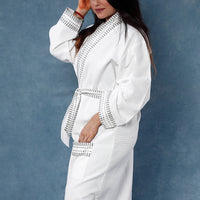 Block Printed Bath Robe