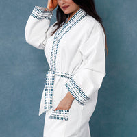 Block Printed Bath Robe