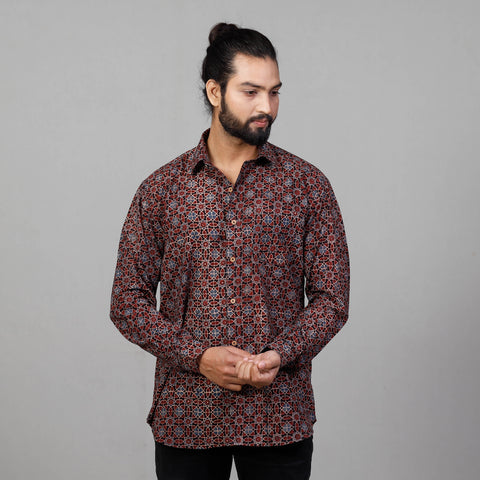 ajrakh shirt 