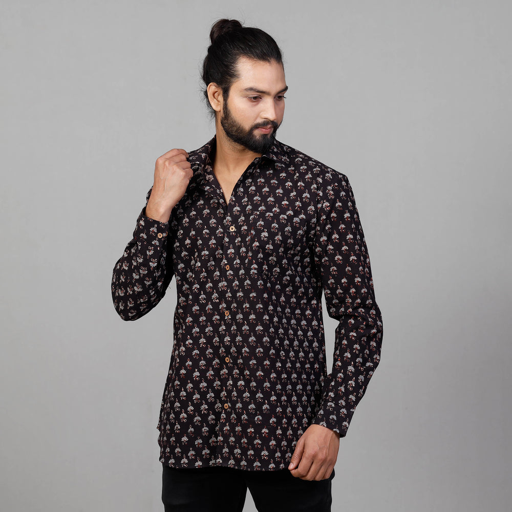 Ajrakh Block Printed shirt 