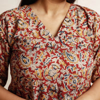 Kalamkari Kurta with Palazzo & Dupatta Set
