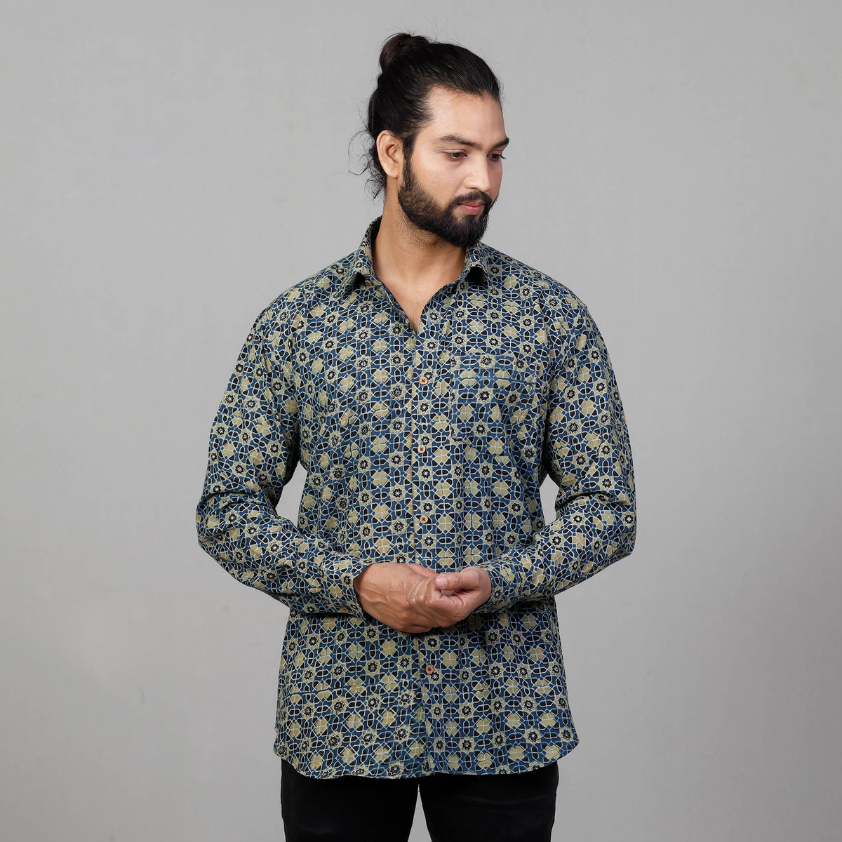 Ajrakh men shirt