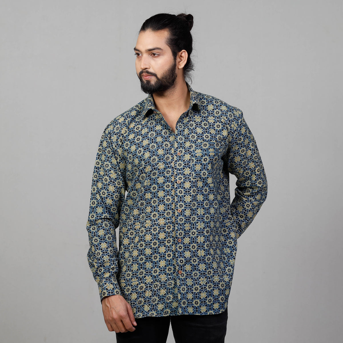 Ajrakh men shirt