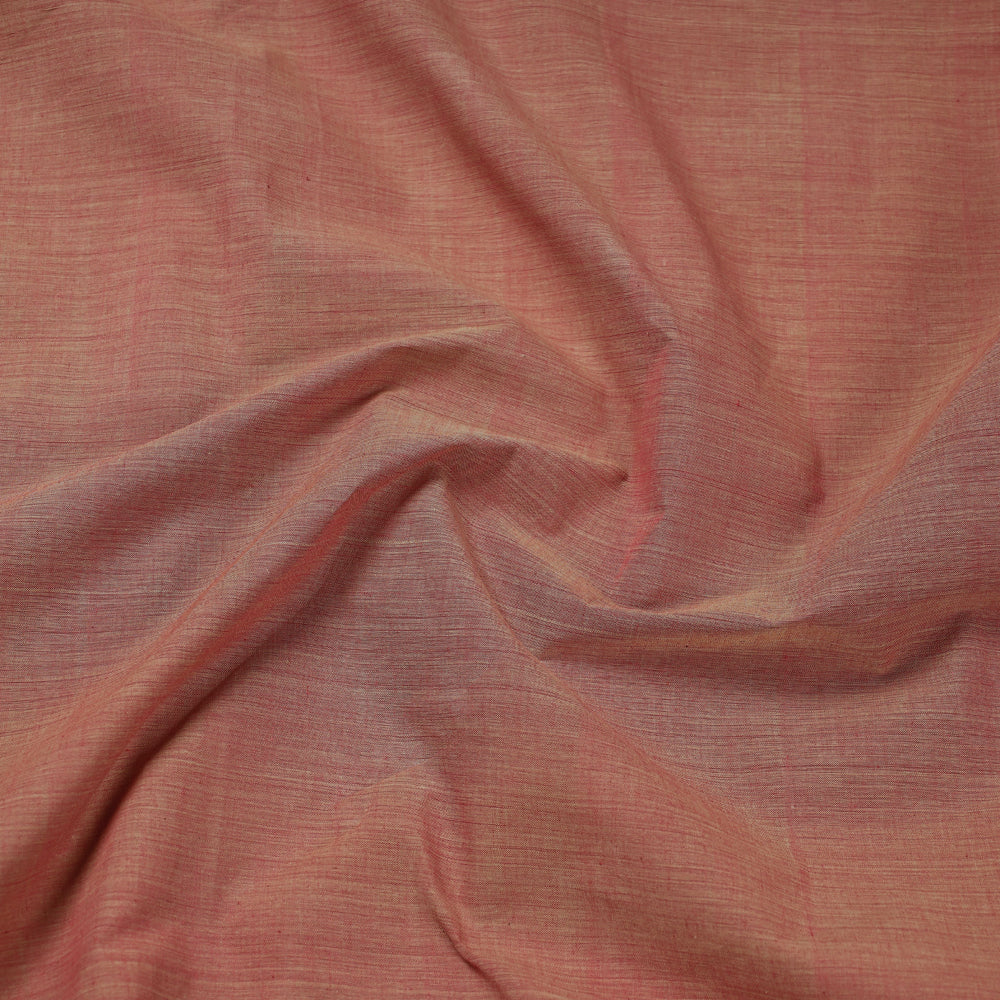 Brown - Red Sand Original Mangalagiri Handloom Cotton Fabric