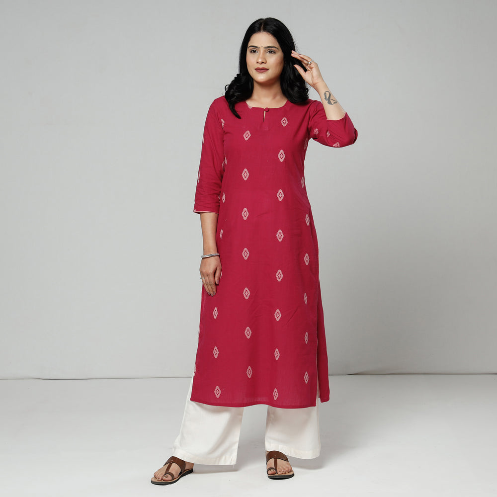 Jacquard Cotton Kurta