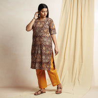 Kalamkari Kurta with Palazzo & Dupatta Set
