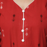 jacquard kurta