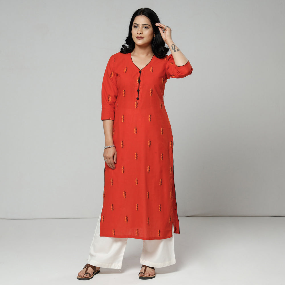 jacquard kurta