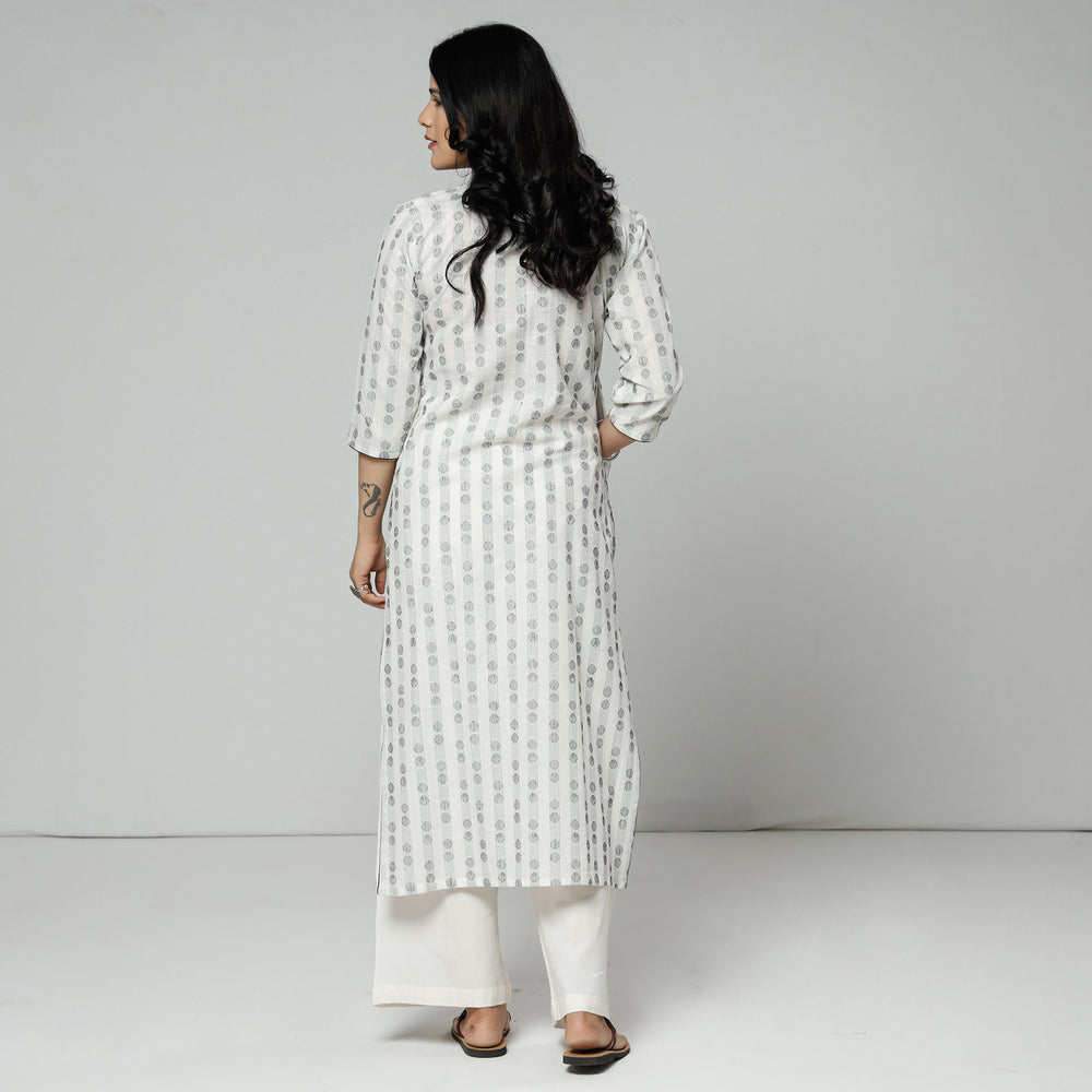 jacquard kurta