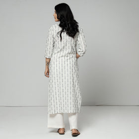 Buy Jacquard Cotton Long Kurta Online l iTokri.com