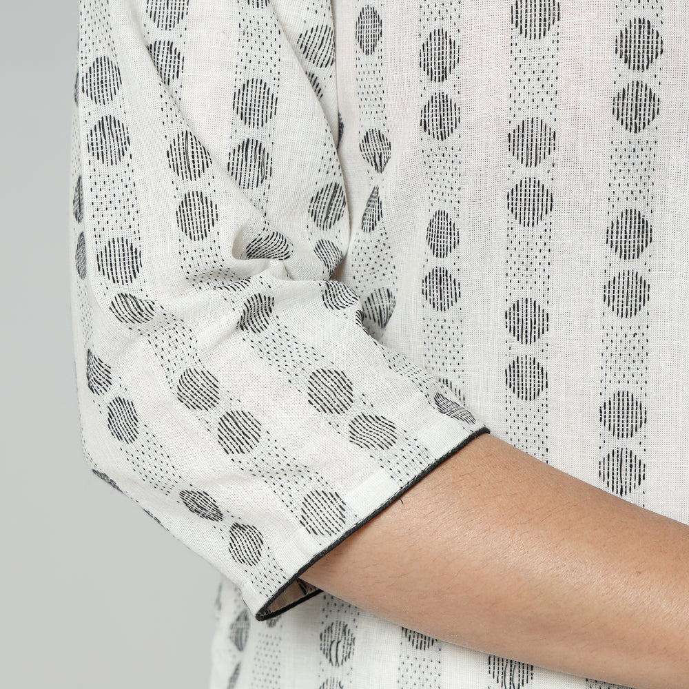 jacquard kurta