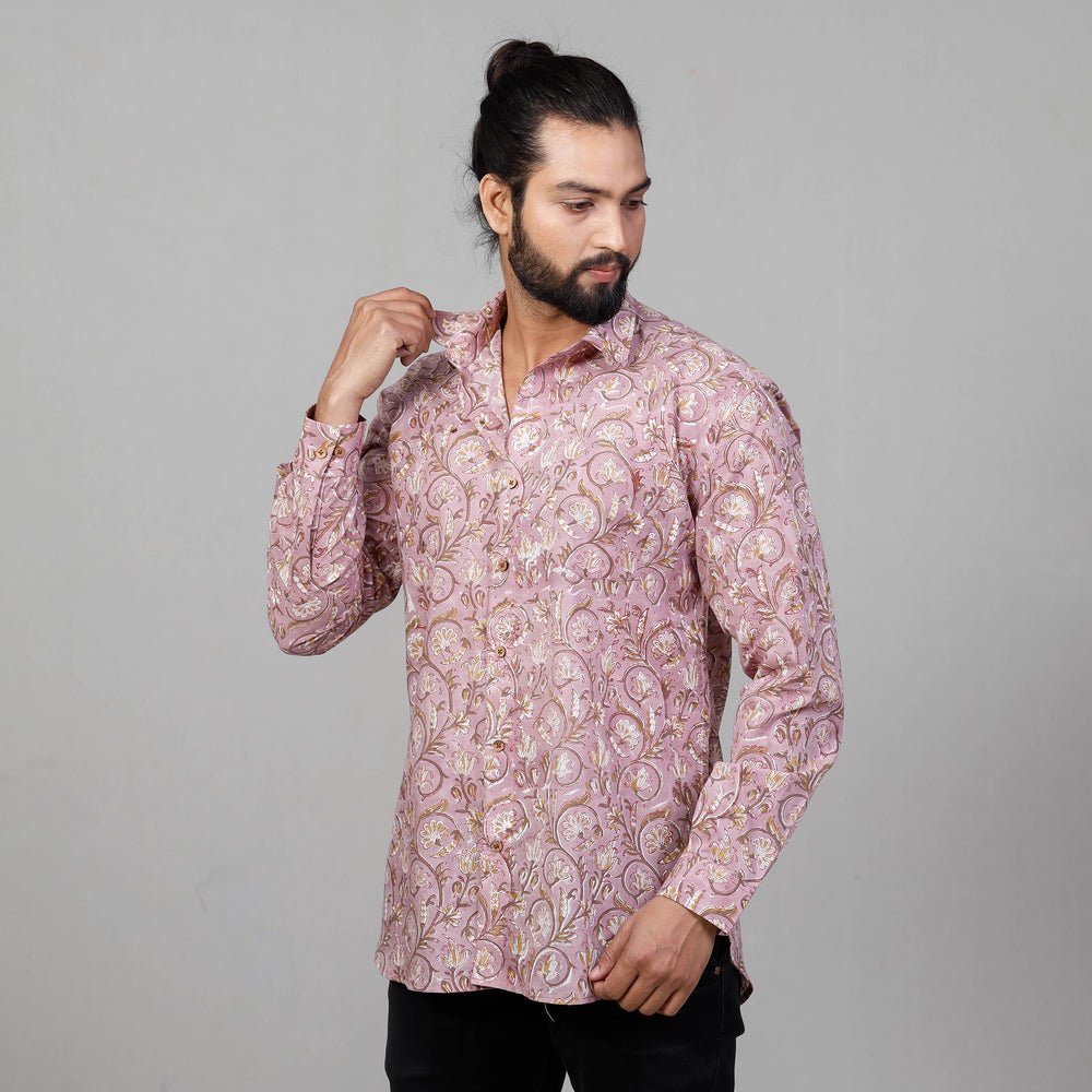 Block Printed Men Shirt