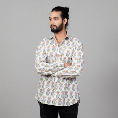 Block Printed Men Shirt