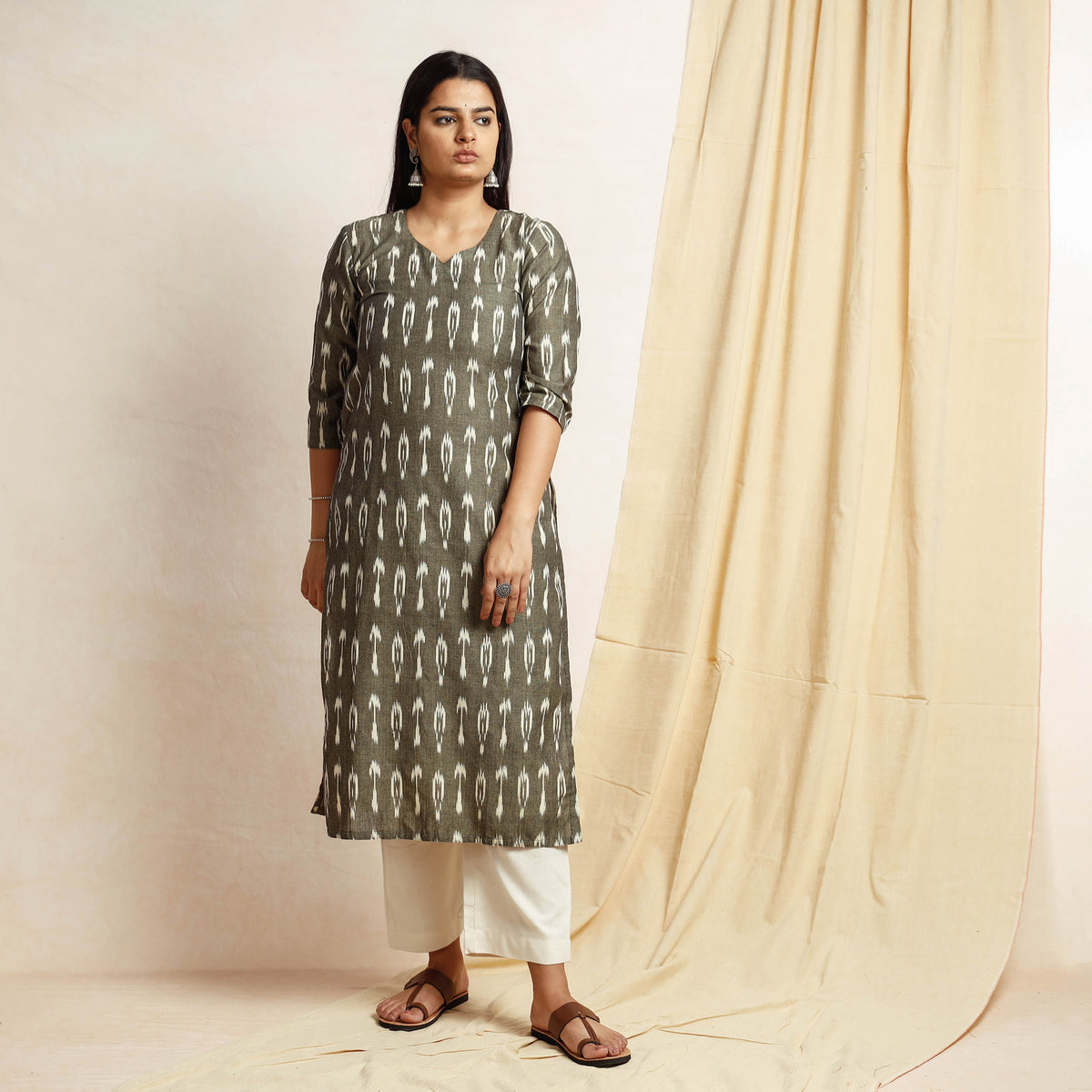 pochampally ikat kurta