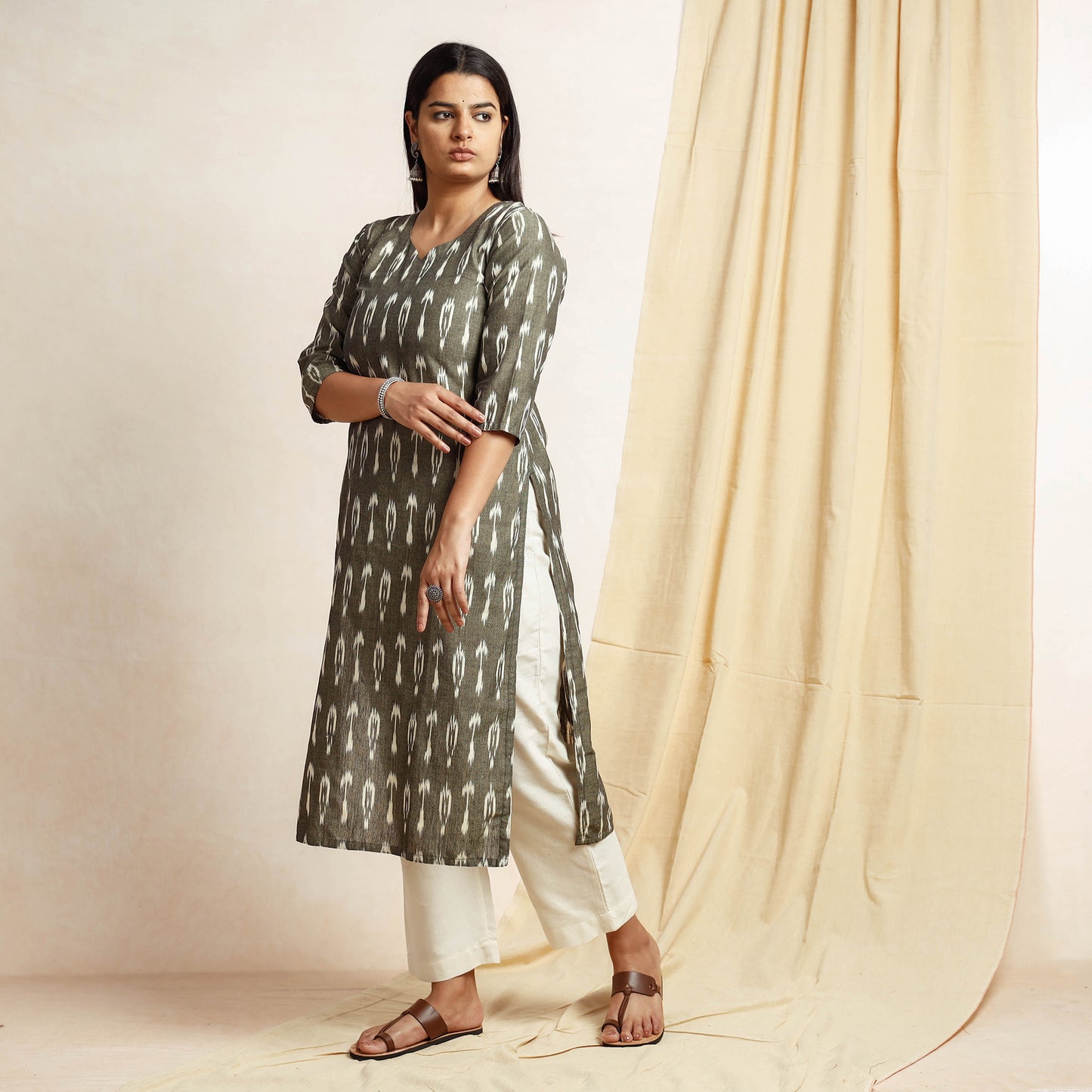 pochampally ikat kurta