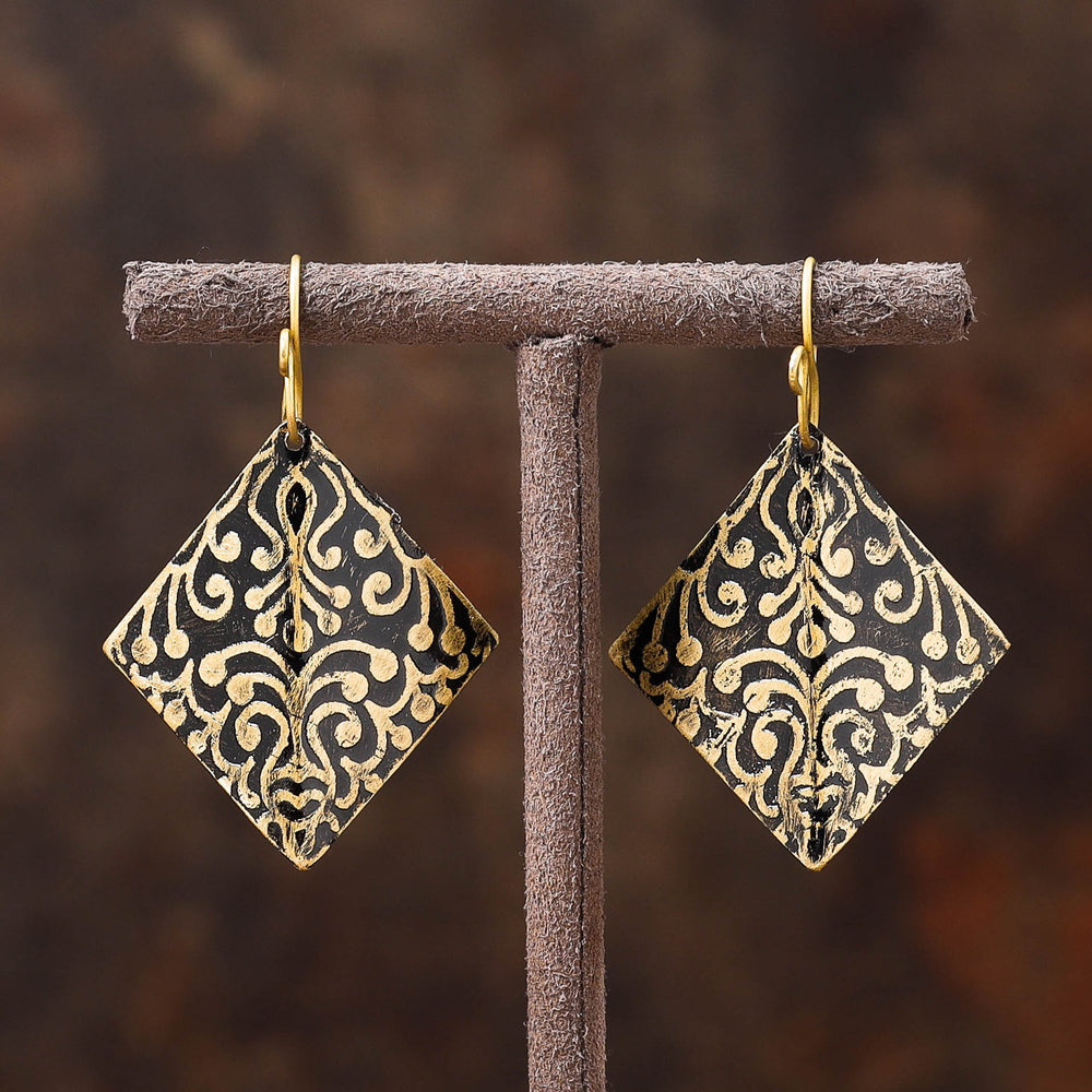 oxidised earrings