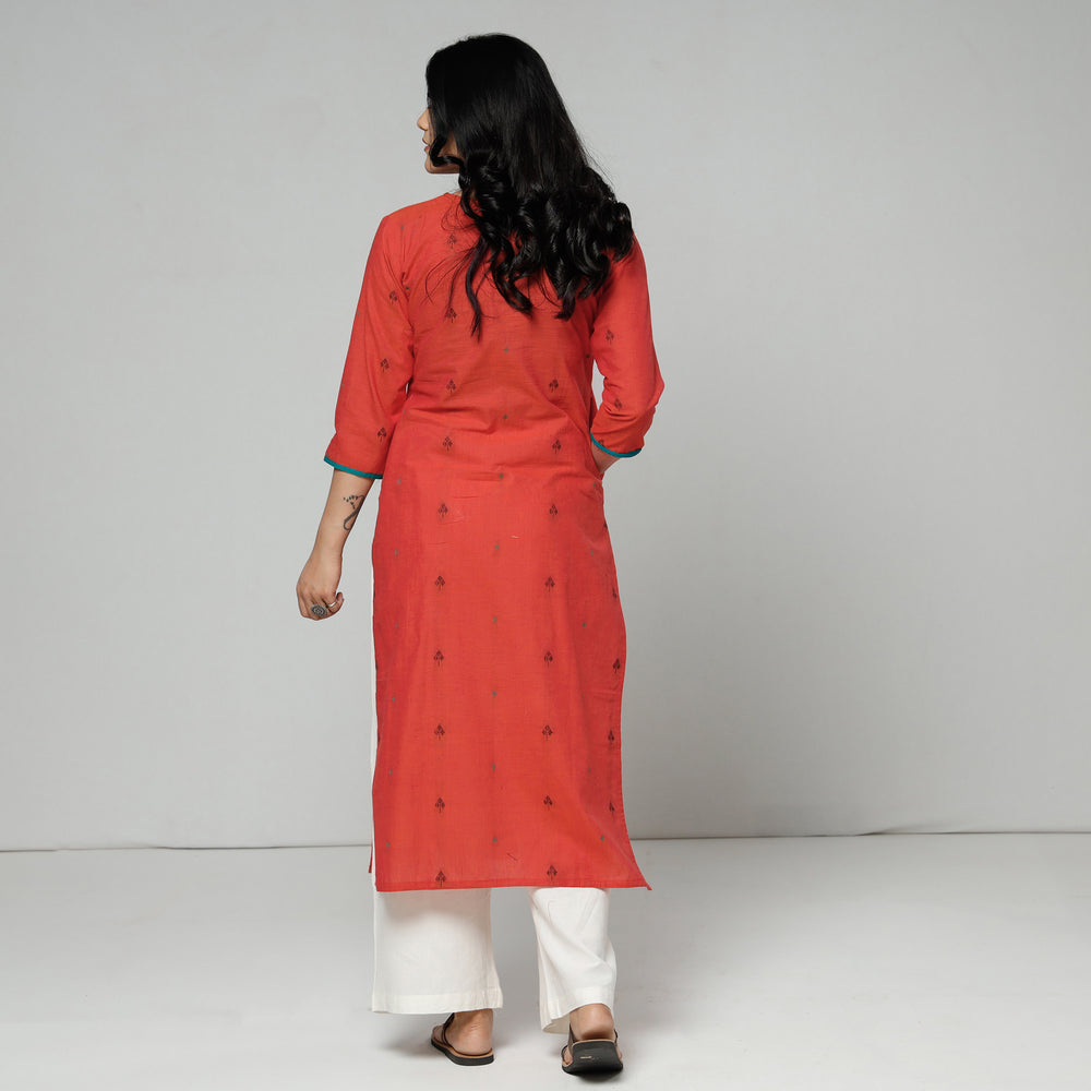 jacquard kurta