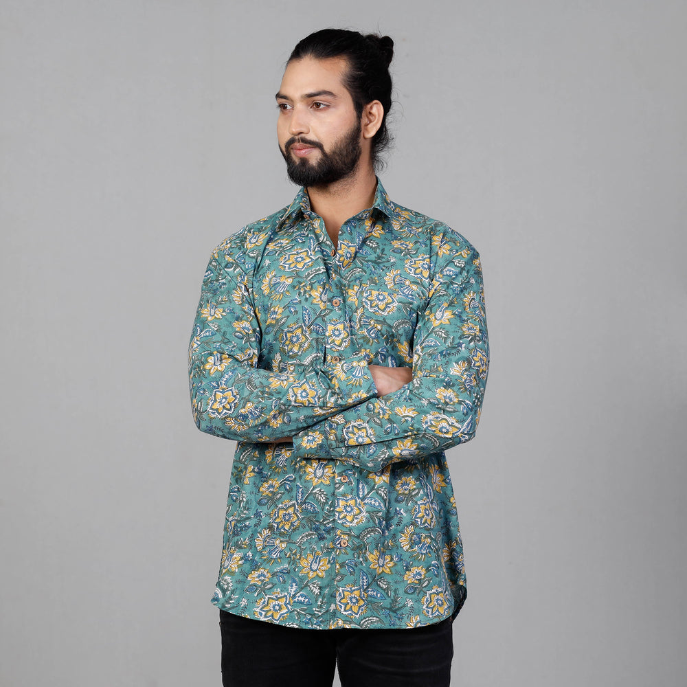 Block Printed Men Shirt