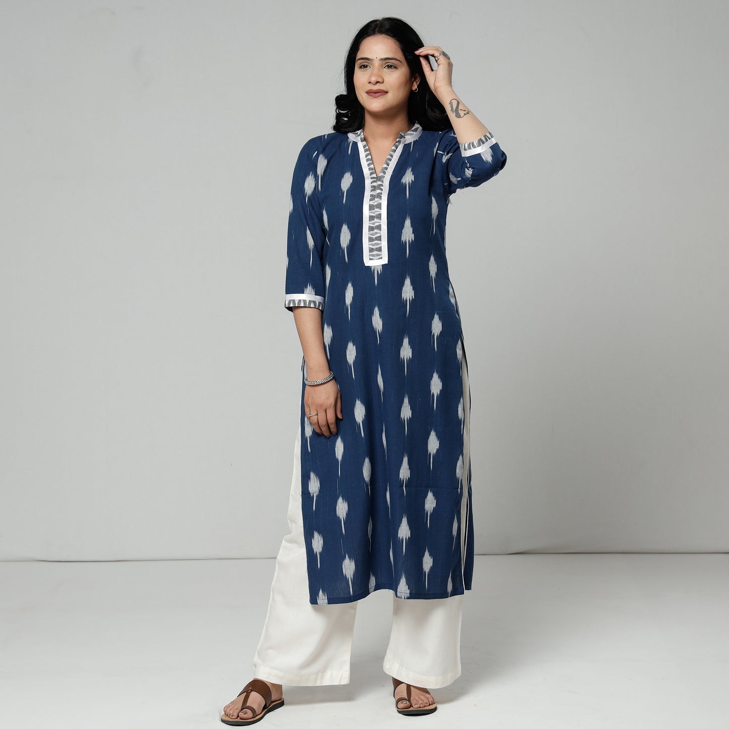 Pochampally Ikat kurta