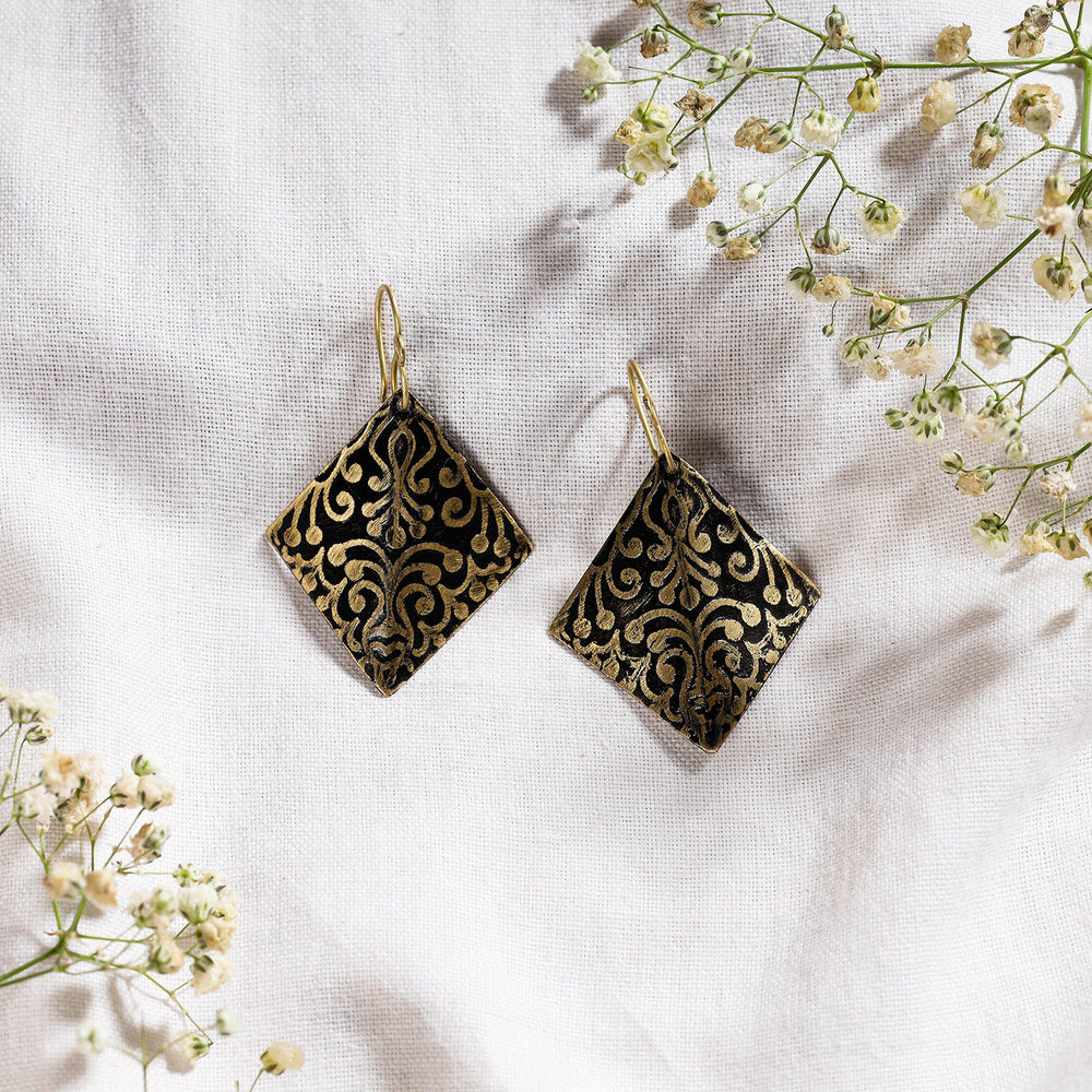 oxidised earrings