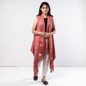  Kullu Karishma Handwoven Angora & Merino Wool Knitted Wrap  