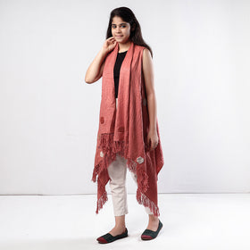  Kullu Karishma Handwoven Angora & Merino Wool Knitted Wrap  