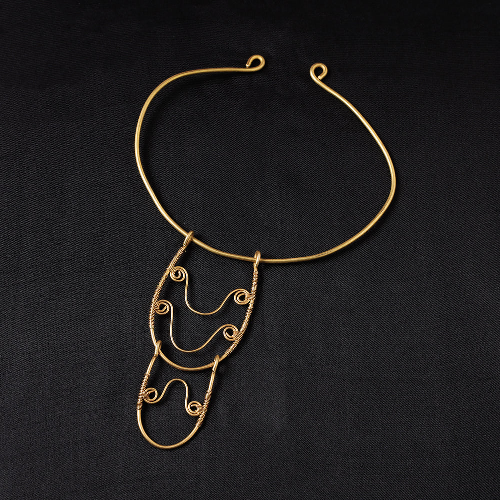 dokra choker necklace