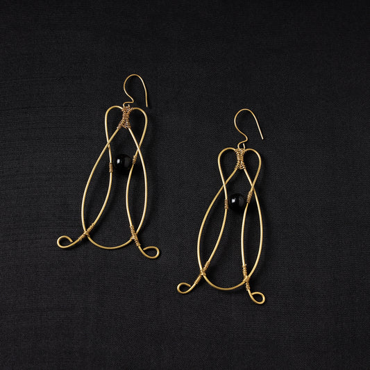 Brass Metal Handcrafted Dokra Earrings by Asalkaar